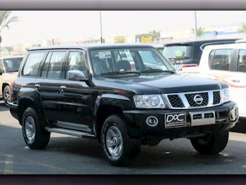 Nissan  Patrol  Safari  2023  Manual  8,000 Km  6 Cylinder  Four Wheel Drive (4WD)  SUV  Black  With Warranty