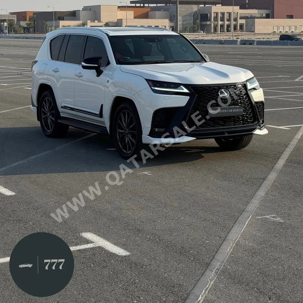 Lexus  LX 600 F-Sport  6 Cylinder  2x4  White  2024