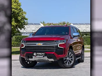 Chevrolet  Tahoe  LT  2023  Automatic  7,408 Km  8 Cylinder  Four Wheel Drive (4WD)  SUV  Red  With Warranty