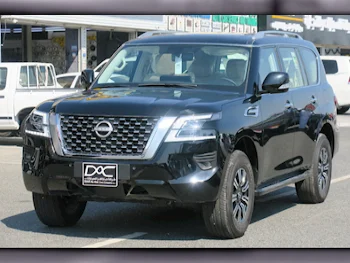 Nissan  Patrol  SE  2024  Automatic  0 Km  6 Cylinder  Four Wheel Drive (4WD)  SUV  Black  With Warranty