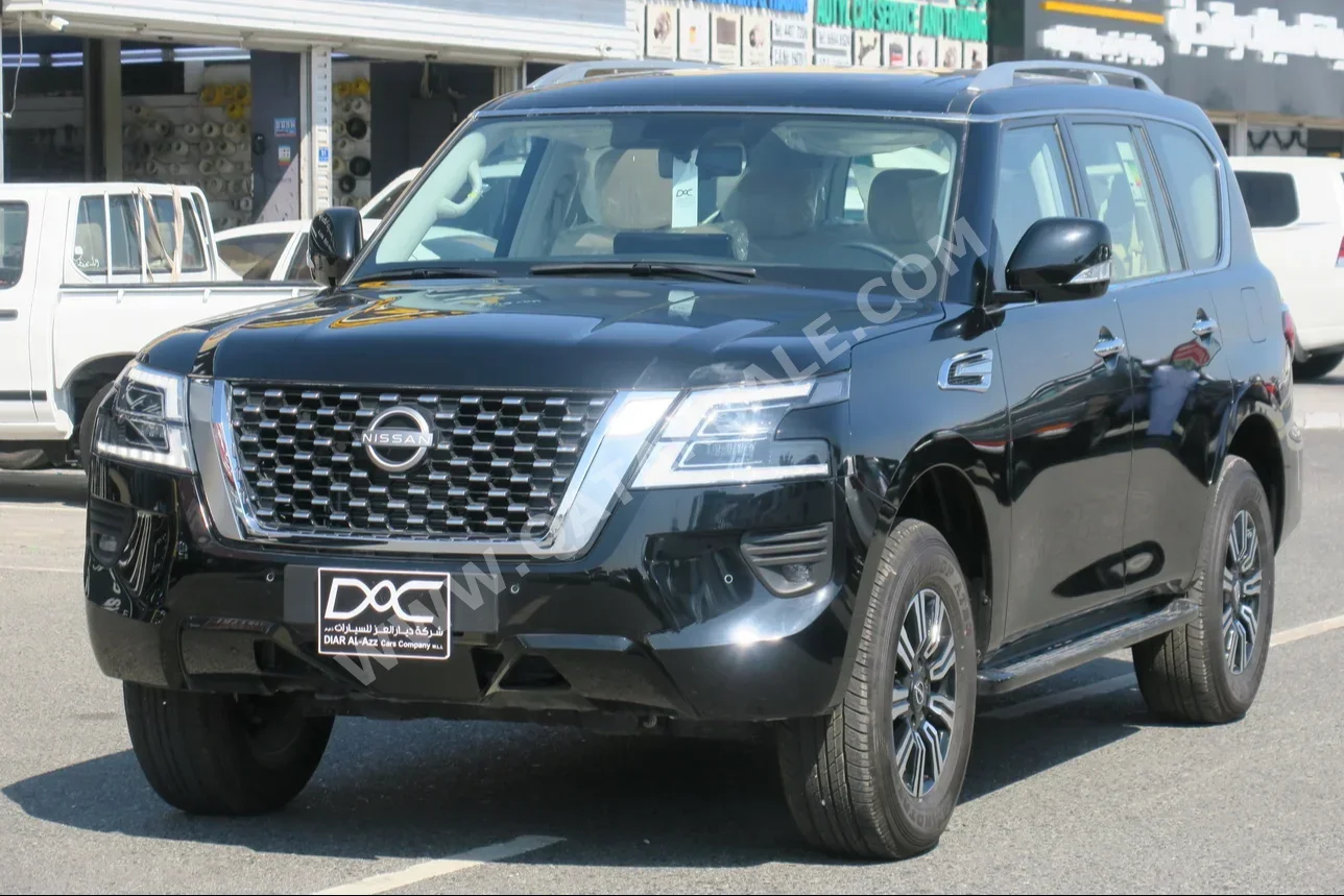 Nissan  Patrol  SE  2024  Automatic  0 Km  6 Cylinder  Four Wheel Drive (4WD)  SUV  Black  With Warranty