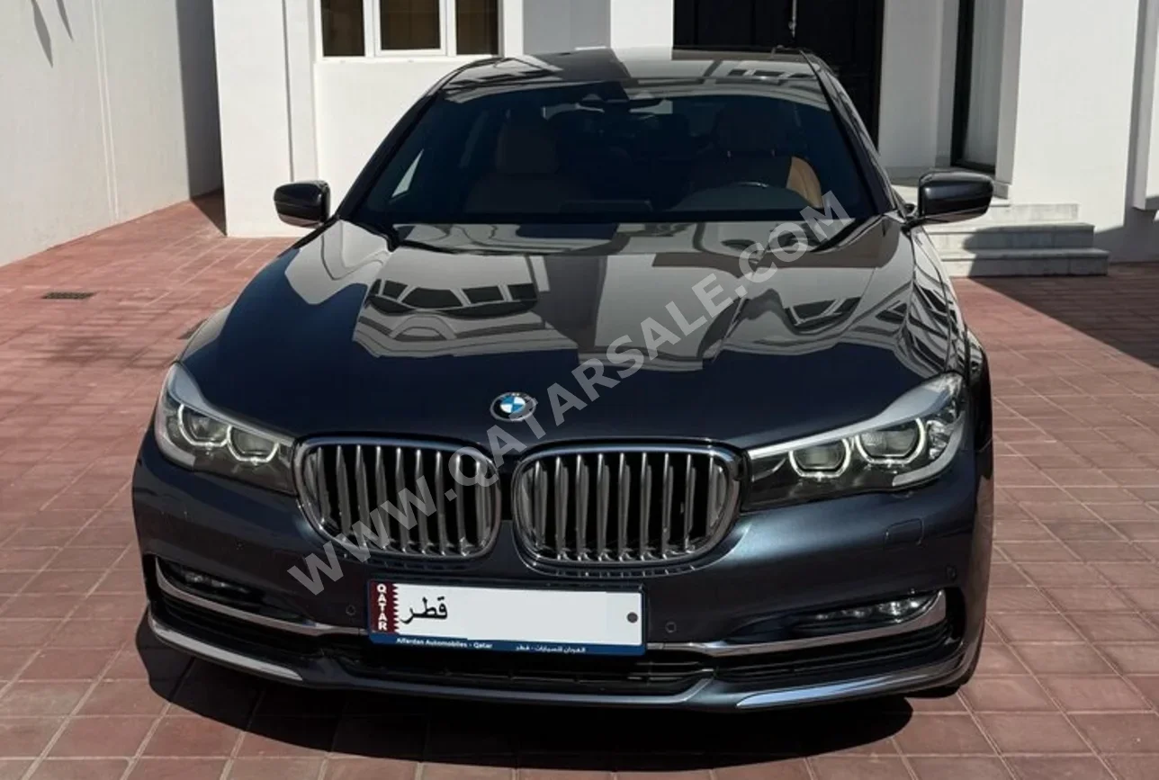 BMW  7-Series  730 Li  2018  Automatic  107٬000 Km  6 Cylinder  Rear Wheel Drive (RWD)  Sedan  Gray