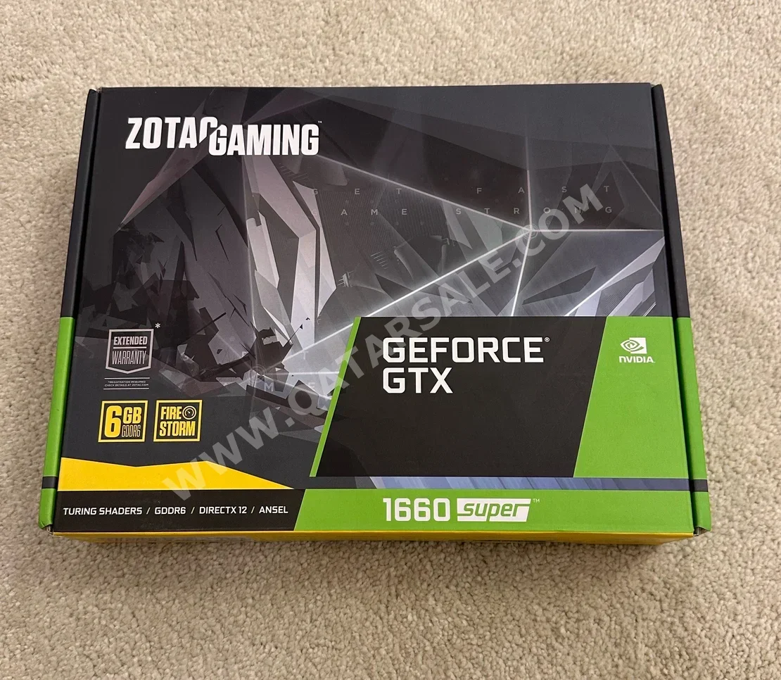 Zotac  Nvidia Geforce  GTX 1660 Super  GDDR6 /  6 GB