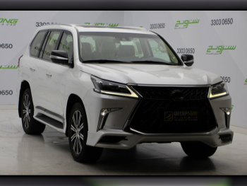 Lexus  LX  570 S  2019  Automatic  51,000 Km  8 Cylinder  Four Wheel Drive (4WD)  SUV  White  With Warranty