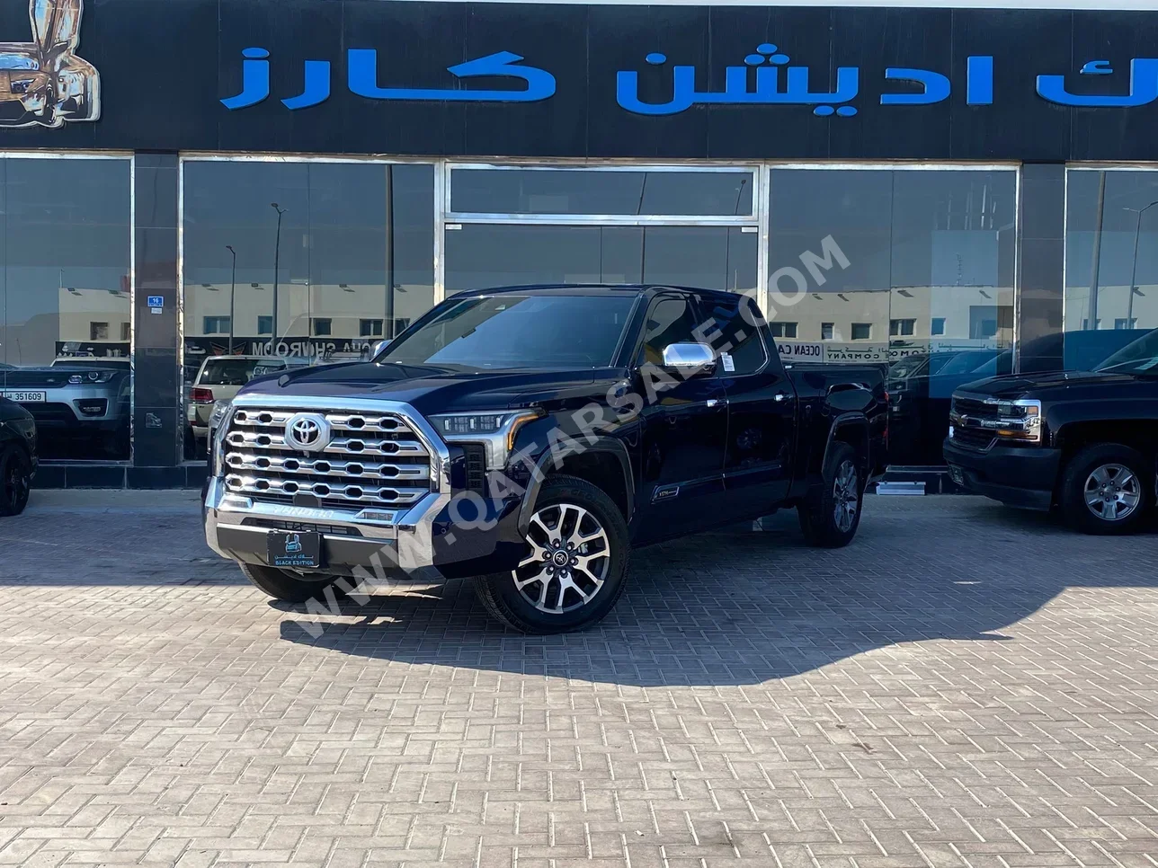 Toyota  Tundra  Edition 1794  2022  Automatic  3٬440 Km  8 Cylinder  Four Wheel Drive (4WD)  Pick Up  Blue