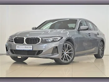 BMW  3-Series  320i  2023  Automatic  28,750 Km  4 Cylinder  Rear Wheel Drive (RWD)  Sedan  Gray  With Warranty