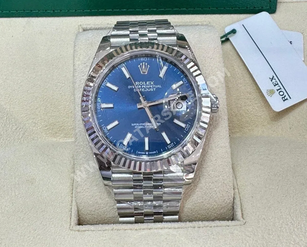 Watches - Rolex  - Quartz Watch  - Blue  - Men Watches