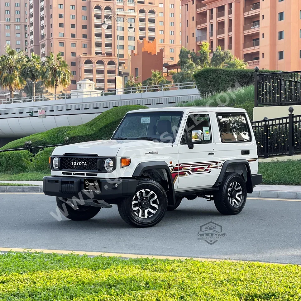 Toyota  Land Cruiser  Hard Top  2024  Automatic  420 Km  6 Cylinder  Four Wheel Drive (4WD)  SUV  White  With Warranty