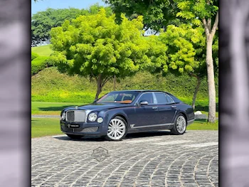 Bentley  Mulsanne  Mulliner  2013  Automatic  34,000 Km  12 Cylinder  All Wheel Drive (AWD)  Sedan  Gray