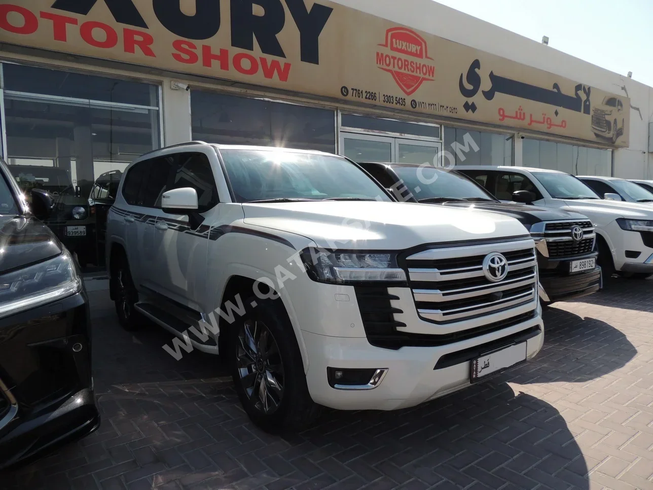 Toyota  Land Cruiser  GXR Twin Turbo  2023  Automatic  45,000 Km  6 Cylinder  Four Wheel Drive (4WD)  SUV  White  With Warranty