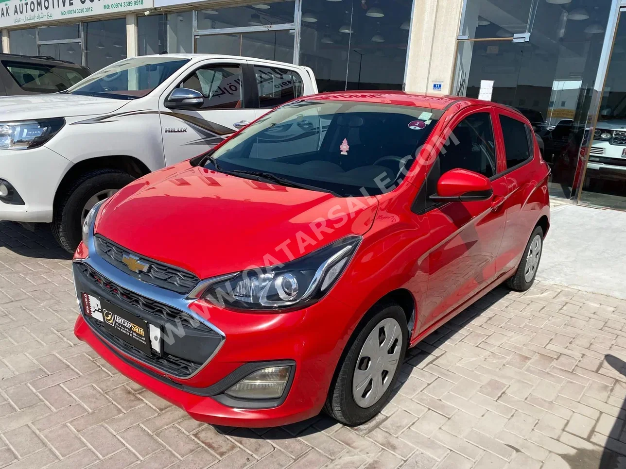 Chevrolet  Spark  2020  Automatic  80,000 Km  4 Cylinder  Front Wheel Drive (FWD)  Hatchback  Red