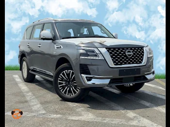 Nissan  Patrol  Platinum  2024  Automatic  0 Km  8 Cylinder  Four Wheel Drive (4WD)  SUV  Gray  With Warranty