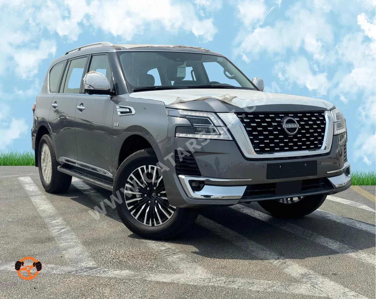 Nissan  Patrol  Platinum  2024  Automatic  0 Km  8 Cylinder  Four Wheel Drive (4WD)  SUV  Gray  With Warranty