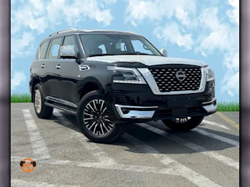 Nissan  Patrol  Platinum  2024  Automatic  0 Km  8 Cylinder  Four Wheel Drive (4WD)  SUV  Black  With Warranty