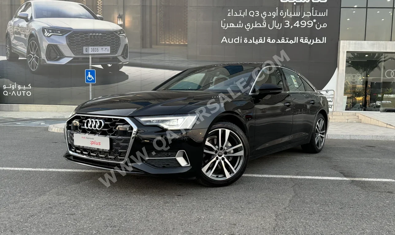 Audi  A6  2.0 T  2024  Automatic  7,400 Km  4 Cylinder  Front Wheel Drive (FWD)  Sedan  Black  With Warranty