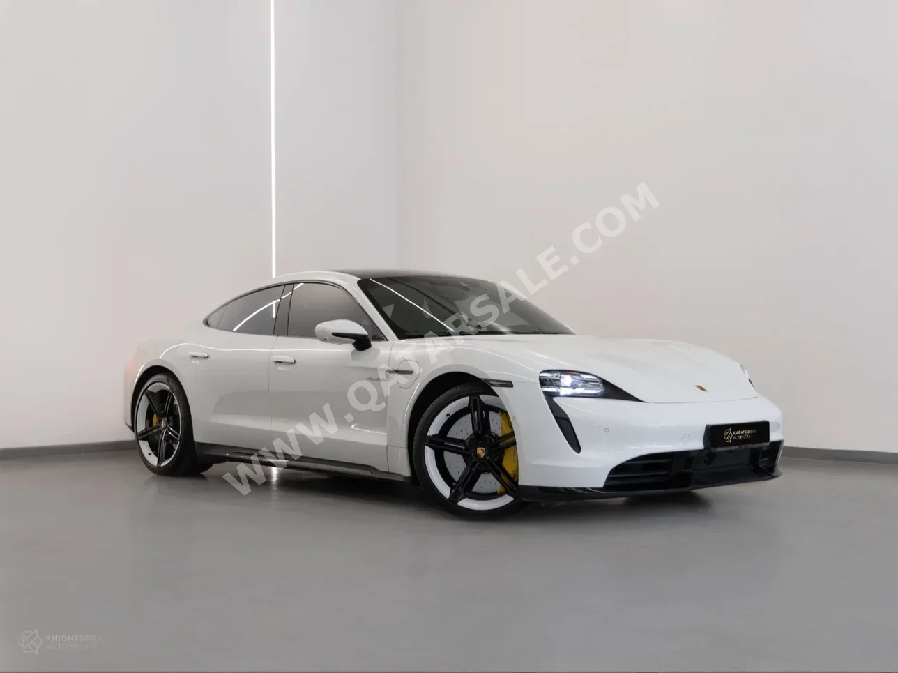 Porsche  Taycan  Turbo  2021  Automatic  65,300 Km  0 Cylinder  All Wheel Drive (AWD)  Sedan  White  With Warranty