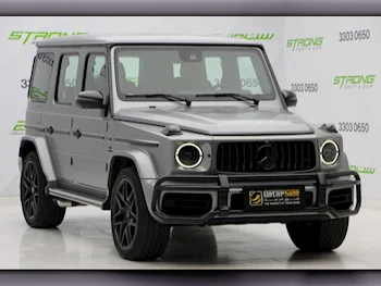 Mercedes-Benz  G-Class  63 Night Pack  2022  Automatic  34,000 Km  8 Cylinder  Four Wheel Drive (4WD)  SUV  Gray Matte  With Warranty