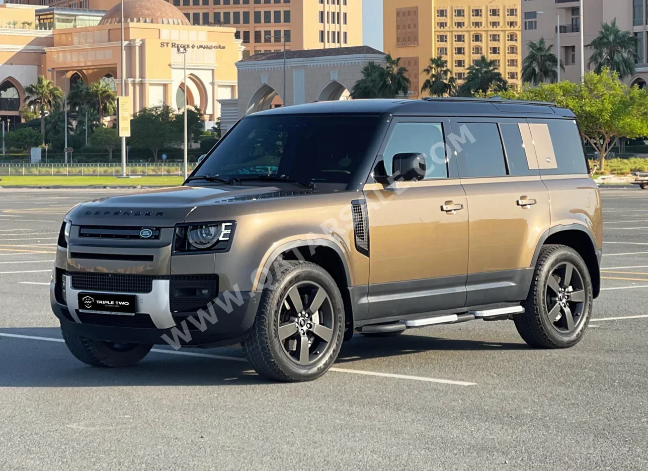 Land Rover  Defender  110 HSE  2021  Automatic  80,000 Km  6 Cylinder  Four Wheel Drive (4WD)  SUV  Brown  With Warranty