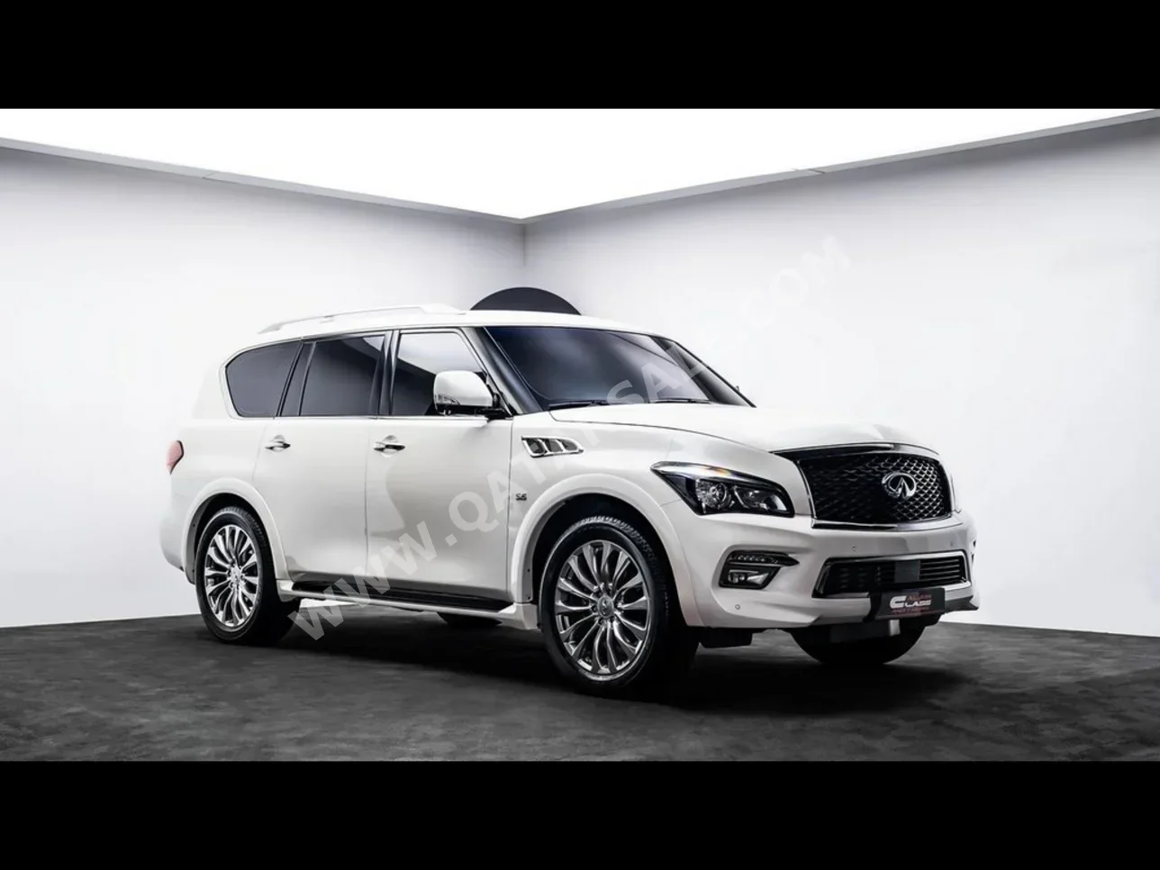 Infiniti  QX  80  2017  Automatic  45,439 Km  8 Cylinder  Four Wheel Drive (4WD)  SUV  White