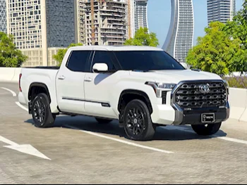 Toyota  Tundra  Platinum  2024  Automatic  4,700 Km  6 Cylinder  Four Wheel Drive (4WD)  Pick Up  White