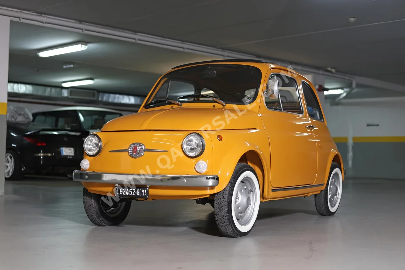 Fiat  500  L  1973  Manual  32,000 Km  4 Cylinder  Rear Wheel Drive (RWD)  Classic  Orange