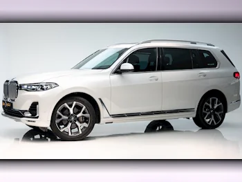 BMW  X-Series  X7 40i  2020  Automatic  70٬000 Km  6 Cylinder  Four Wheel Drive (4WD)  SUV  White