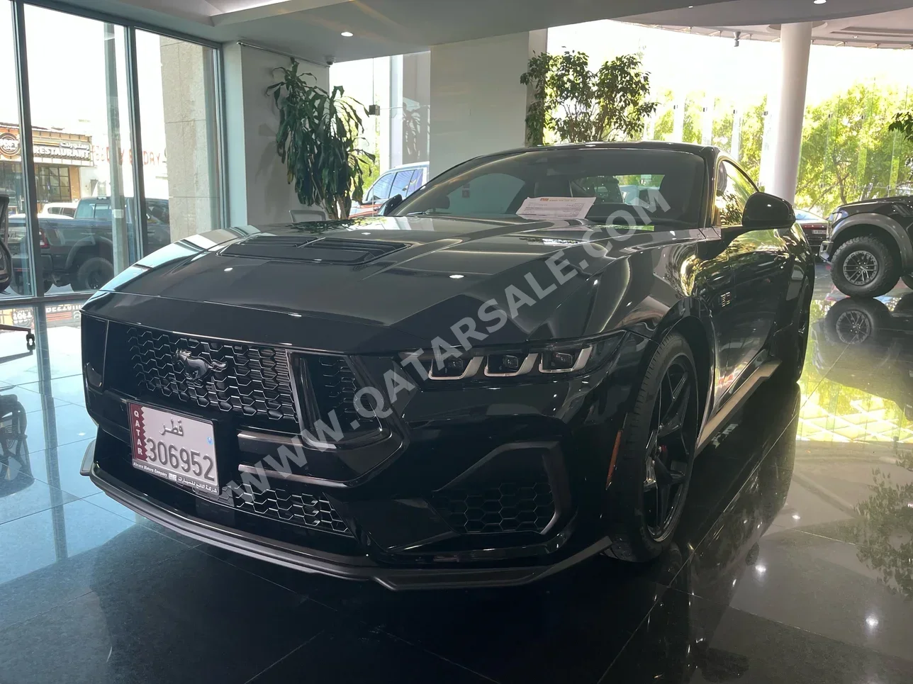 Ford  Mustang  GT  2024  Automatic  4٬000 Km  8 Cylinder  Rear Wheel Drive (RWD)  Coupe / Sport  Black  With Warranty