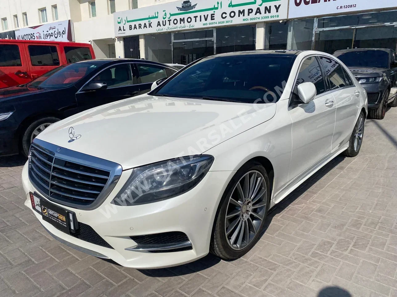 Mercedes-Benz  S-Class  400  2015  Automatic  208٬000 Km  6 Cylinder  Rear Wheel Drive (RWD)  Sedan  White