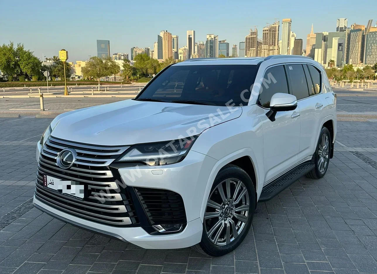 Lexus  LX  600 VIP  2023  Automatic  26,000 Km  6 Cylinder  Four Wheel Drive (4WD)  SUV  White  With Warranty