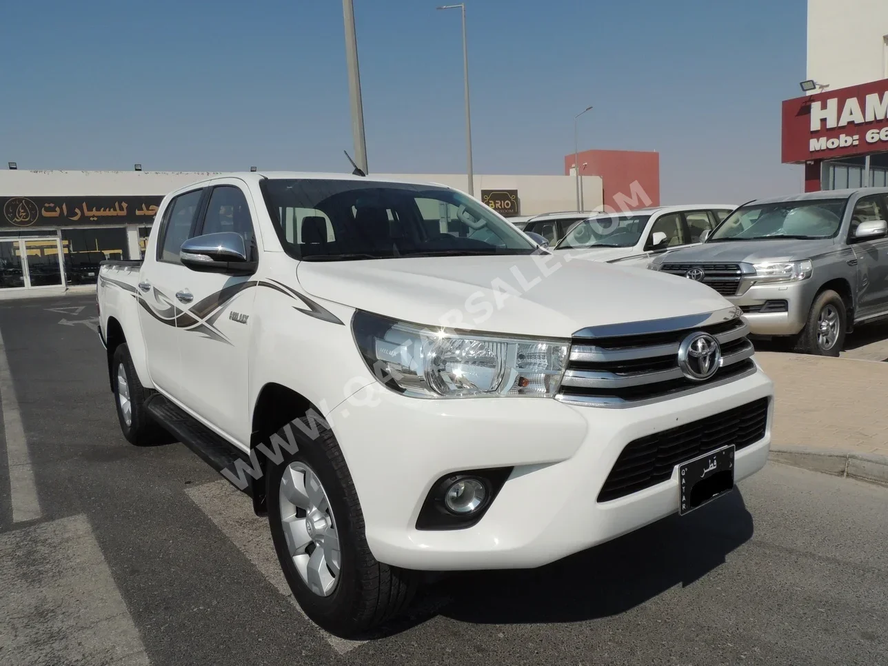 Toyota  Hilux  SR5  2017  Automatic  55,000 Km  4 Cylinder  Four Wheel Drive (4WD)  Pick Up  White