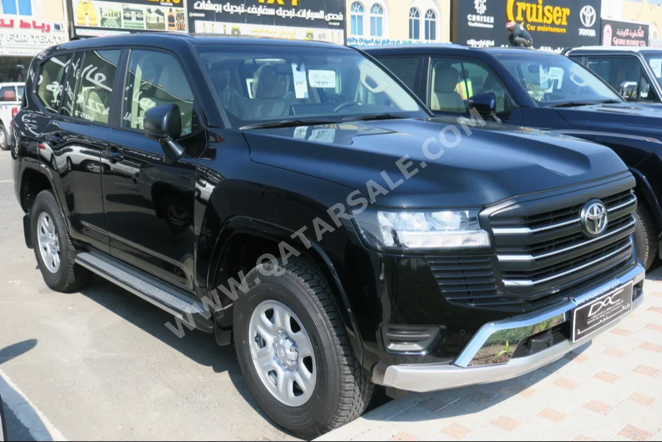 Toyota  Land Cruiser  GX  2024  Automatic  0 Km  6 Cylinder  Four Wheel Drive (4WD)  SUV  Black  With Warranty