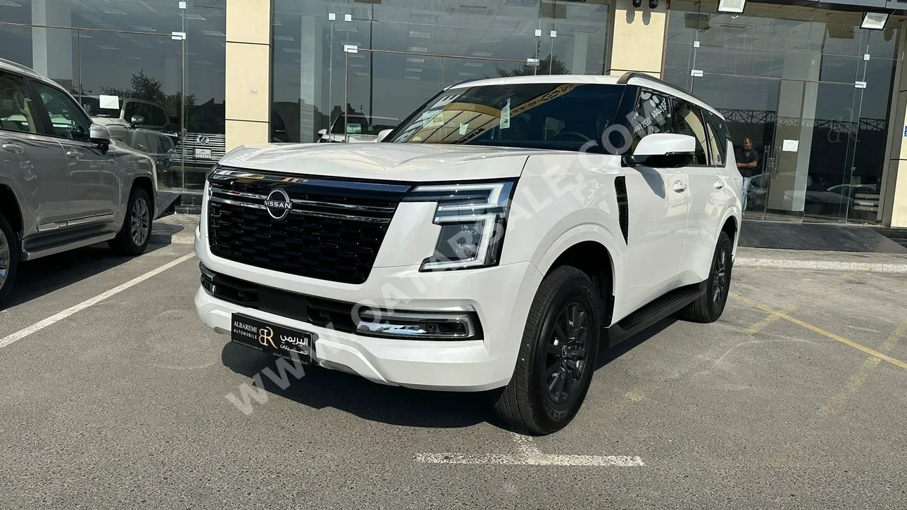 Nissan  Patrol  Titanium  2025  Automatic  0 Km  6 Cylinder  Four Wheel Drive (4WD)  SUV  White  With Warranty