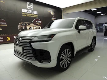 Lexus  LX  600 Luxury  2023  Automatic  53,000 Km  6 Cylinder  Four Wheel Drive (4WD)  SUV  White  With Warranty