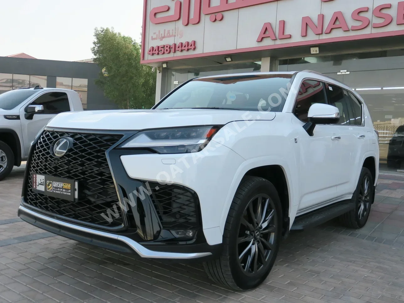 Lexus  LX  600 F Sport  2022  Automatic  43,000 Km  6 Cylinder  Four Wheel Drive (4WD)  SUV  White  With Warranty