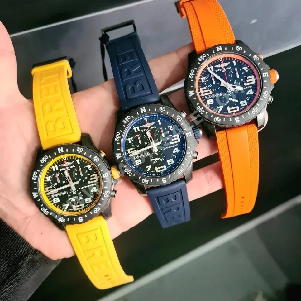 Watches - Breitling  - Quartz Watch  - Yellow  - Men Watches