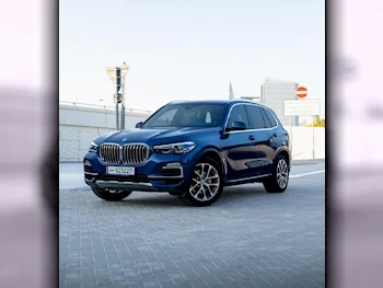 BMW  X-Series  X5  2019  Automatic  70,000 Km  6 Cylinder  Four Wheel Drive (4WD)  SUV  Blue  With Warranty