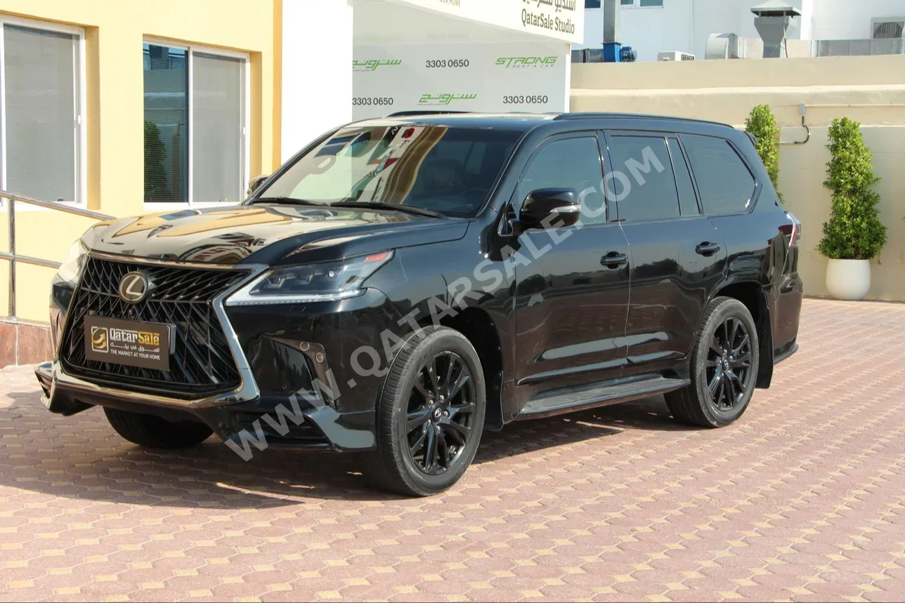 Lexus  LX  570 S Black Edition  2019  Automatic  63,000 Km  8 Cylinder  Four Wheel Drive (4WD)  SUV  Black