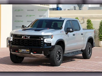 Chevrolet  Silverado  ZR 2  2022  Automatic  68,000 Km  8 Cylinder  Four Wheel Drive (4WD)  Pick Up  Silver  With Warranty