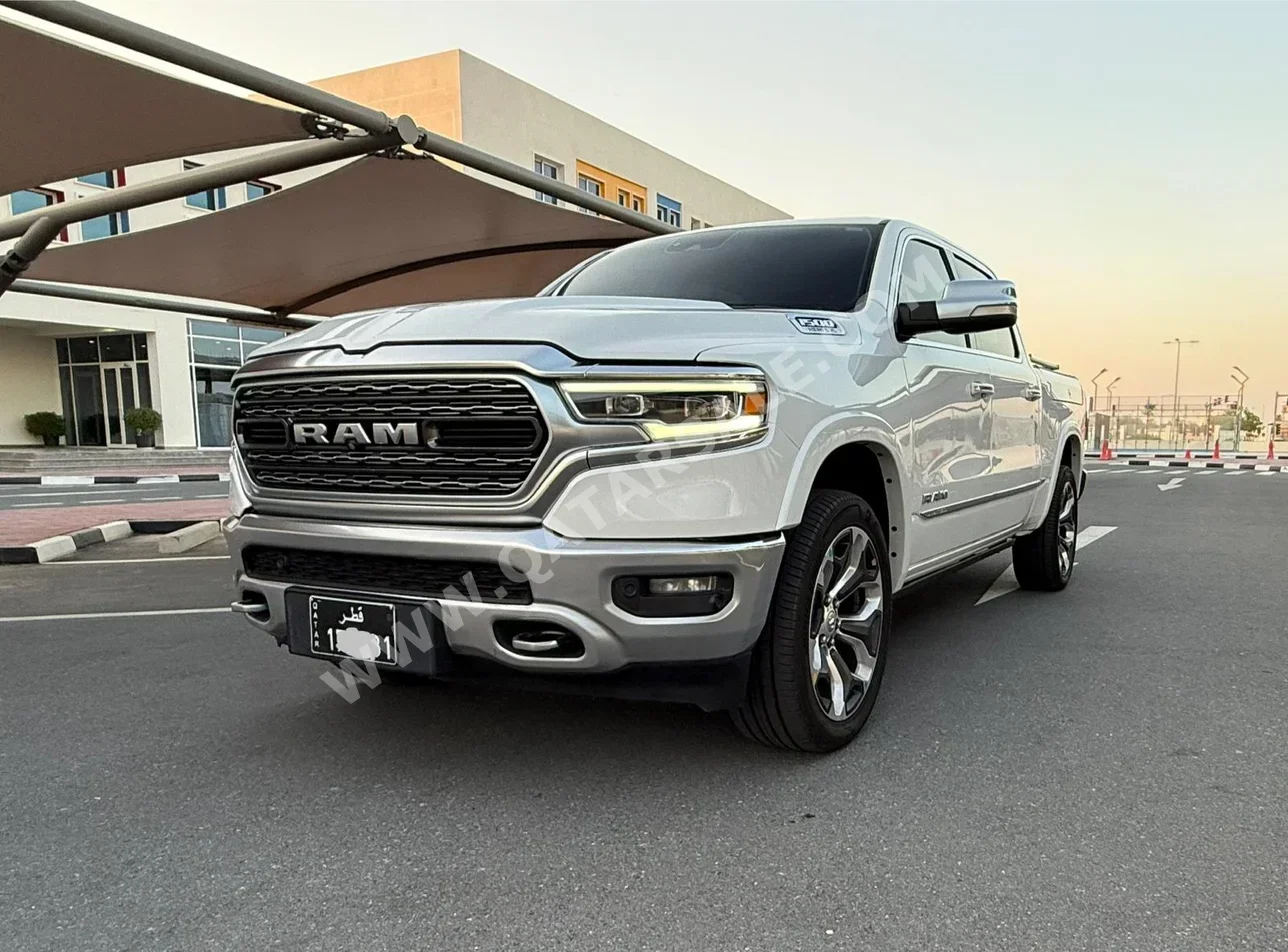 Dodge  Ram  Limited  2021  Automatic  68,000 Km  8 Cylinder  Four Wheel Drive (4WD)  Pick Up  White  With Warranty