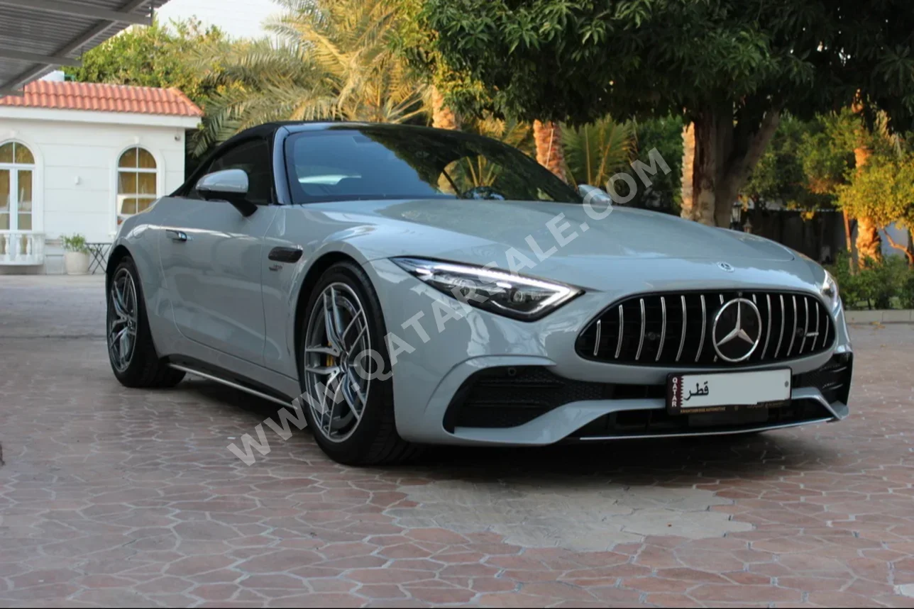 Mercedes-Benz  SL  43 AMG  2023  Automatic  7,500 Km  4 Cylinder  Rear Wheel Drive (RWD)  Sedan  Gray  With Warranty