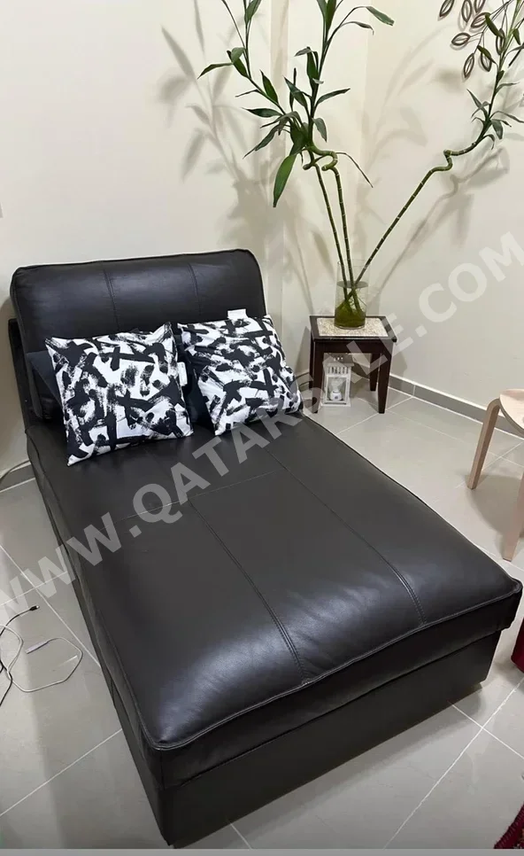 Sofas, Couches & Chairs IKEA  Chair  - Genuine Leather  - Brown  - Sofa Bed