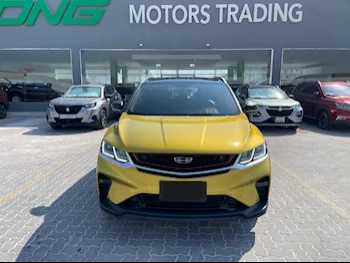 Geely  Coolray  2023  Automatic  54,000 Km  4 Cylinder  Front Wheel Drive (FWD)  SUV  Yellow  With Warranty