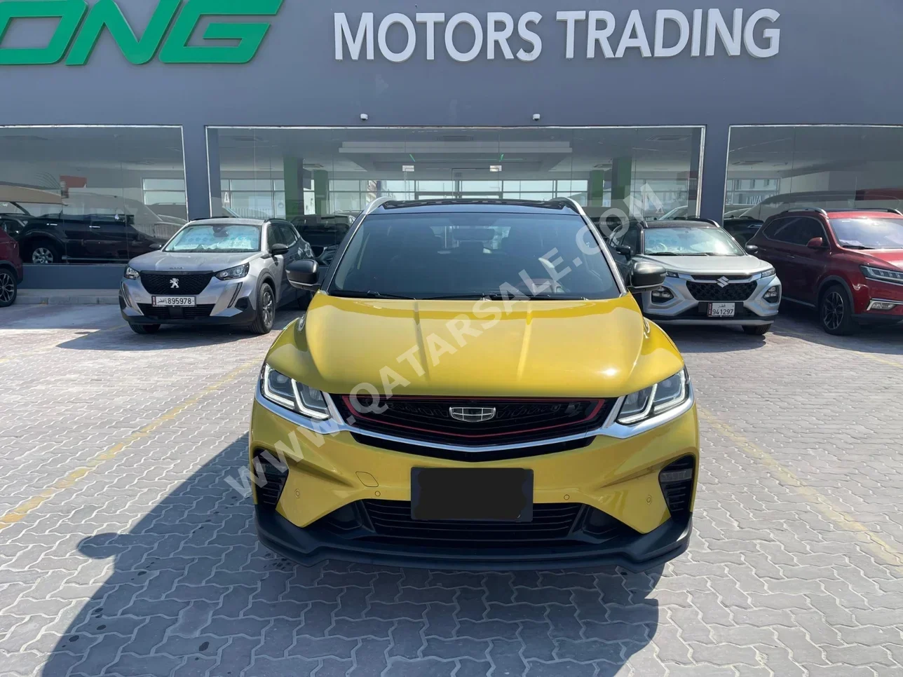 Geely  Coolray  2023  Automatic  54,000 Km  4 Cylinder  Front Wheel Drive (FWD)  SUV  Yellow  With Warranty