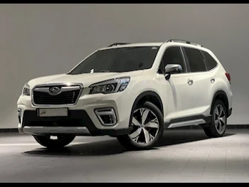 Subaru  Forester  2020  Automatic  43,000 Km  4 Cylinder  All Wheel Drive (AWD)  SUV  White  With Warranty