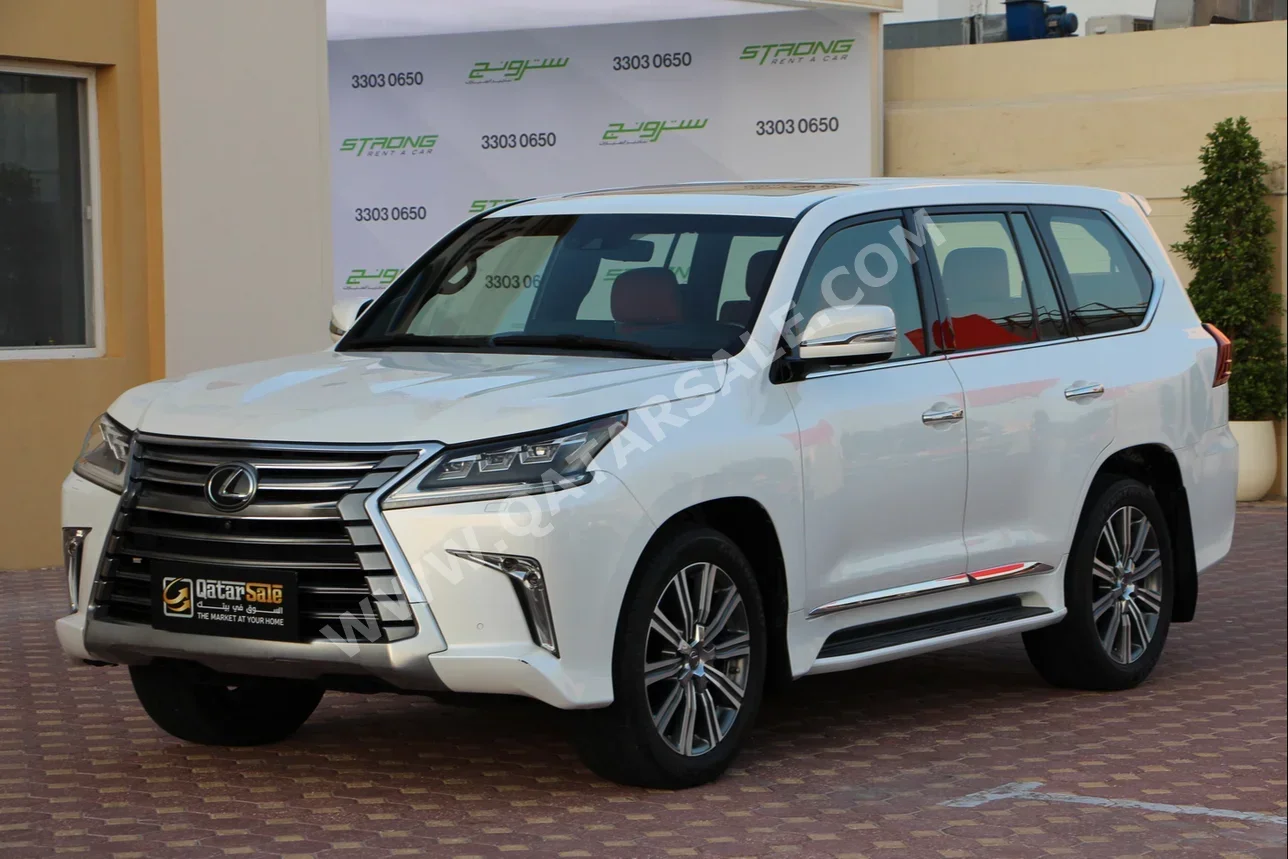 Lexus  LX  570  2017  Automatic  191,000 Km  8 Cylinder  Four Wheel Drive (4WD)  SUV  White