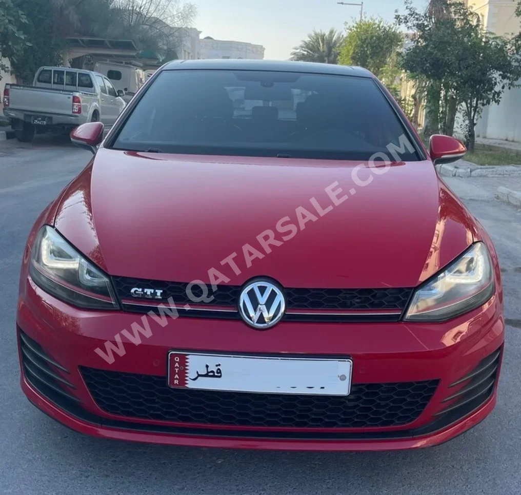 Volkswagen  Golf  GTI  2015  Automatic  88,000 Km  4 Cylinder  Front Wheel Drive (FWD)  Hatchback  Red