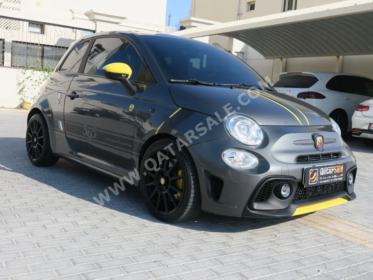 Fiat  595  Abarth  2018  Automatic  63,000 Km  4 Cylinder  Front Wheel Drive (FWD)  Hatchback  Gray  With Warranty