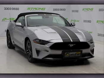 Ford  Mustang  Ecoboost  2021  Automatic  79,000 Km  4 Cylinder  Rear Wheel Drive (RWD)  Convertible  Silver