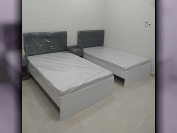 Beds - Single  - Gray  - Mattress Included