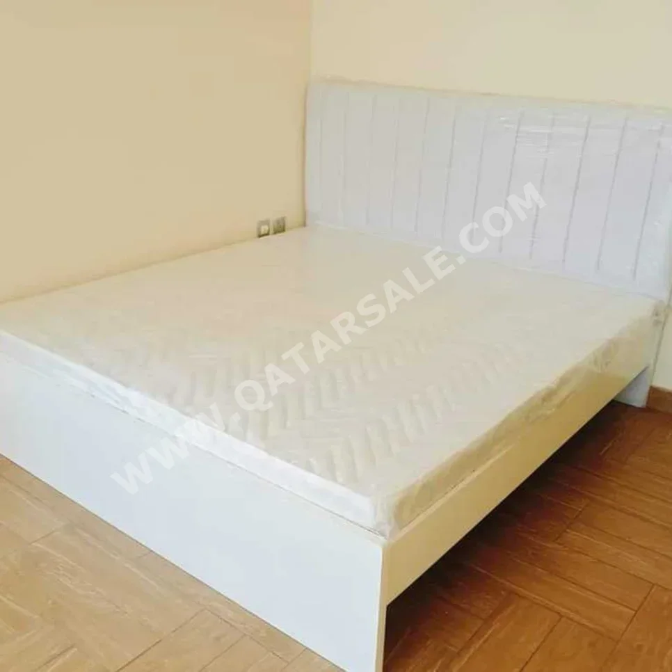 Beds - King  - White  - Mattress Included